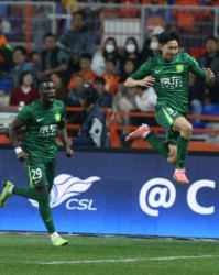 【中超】法比奥曹永竞破门 国安客场2比0玉昆